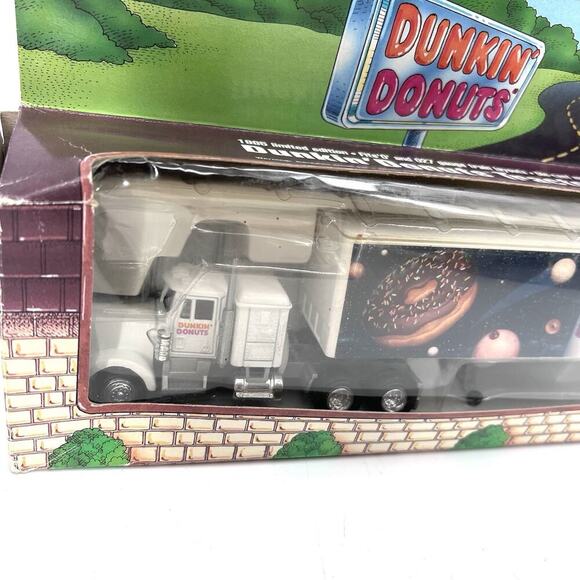 Dunkin Donuts Tractor Trailer Die Cast Semi Truck L.E. Vintage 1995 - Picture 3 of 7